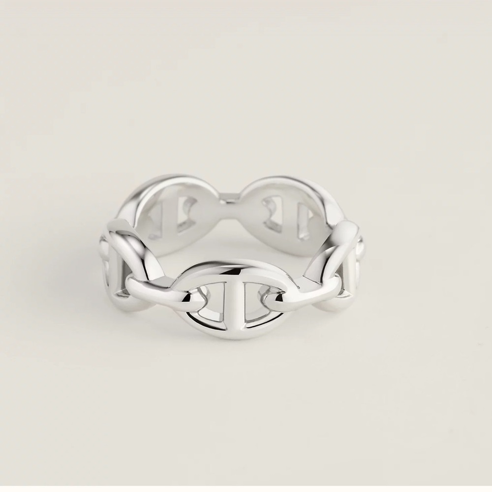 *NEW IN BOX* HERMES Chain D’Ancre Enchainee Ring, Small Model - 100% authentic
